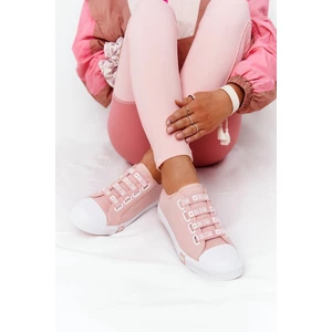 Women's Sneakers With Drawstring BIG STAR HH274096 Pink