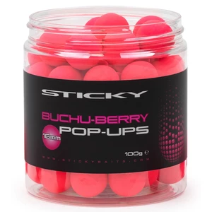 Sticky baits plovoucí boilies buchu berry pop-ups 100 g-16 mm