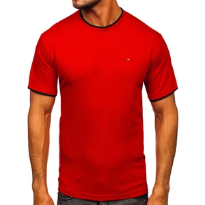 Červené pánské tričko Bolf 14316