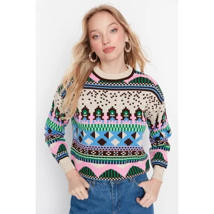 Trendyol Sweater - Brown - Regular fit