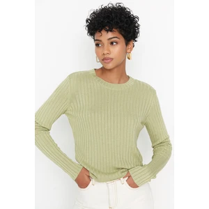 Trendyol Sweater - Green - Regular fit