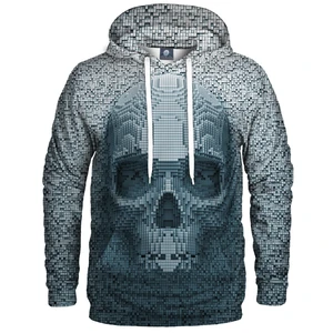 Aloha From Deer Unisex's Pixel Skull Hoodie H-K AFD343