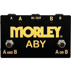 Morley ABY-G Gold Series ABY Pédalier pour ampli guitare
