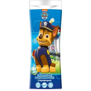 Nickelodeon Paw Patrol Shower gel& Shampoo 2in1 šampon a sprchový gel pro děti Bubble Gum 300 ml