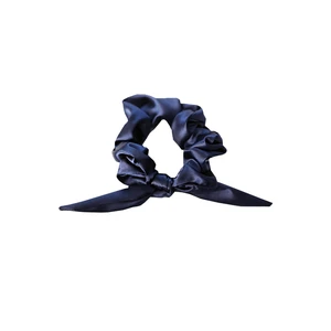 DKaren Woman's Hairband Satin Navy Blue