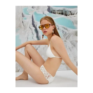 Koton Şahika Ercümen X - Bikini Bottoms With Rope Detailed