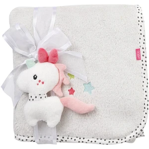 BABY FEHN Cuddleblanket Aiko & Yuki Unicorn maznajúca dečka 100x75 cm