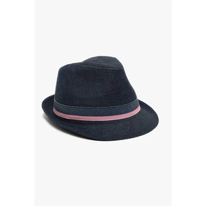 Koton Straw Fedora Hat with Ribbon Detail