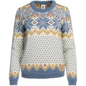 Dale of Norway Vilja Womens Sweater Off White/Blue Shadow/Mustard M