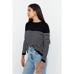 Női póló Trendyol TWOAW23KZ01846/Navy blue