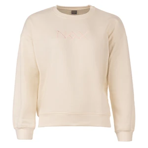 Women's cotton sweatshirt nax NAX AYENTA crème