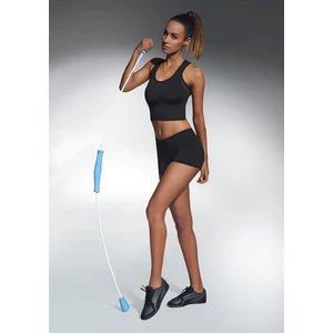 Bas Bleu Sports shorts FORCEFIT 30 elastic in black color