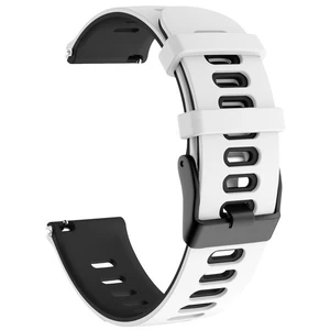 4wrist Silikonový řemínek pro Garmin 22 mm - White