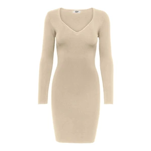 Jacqueline de Yong Dámské šaty JDYCIRKELINE Bodycon Fit 15266066 Cement L