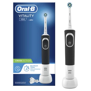 Oral B Elektrický zubní kartáček Vitality D100 Cross Action Black