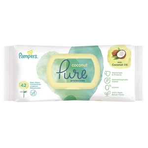 Pampers Coconut Pure vlhčené ubrousky  42 ks