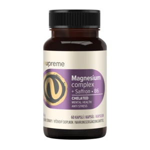 NUPREME Magnesium chelát + šafrán 60 kapslí