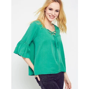 Blouse green Yups Awd0388.S11