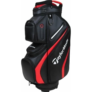 TaylorMade Deluxe Cart Bag Black/Red Borsa da golf Cart Bag