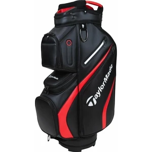 TaylorMade Deluxe Cart Bag Black/Red Cart Bag