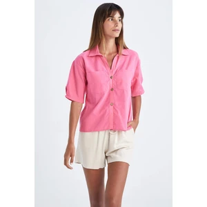 DEFACTO Boxy Fit Short Sleeve Shirt