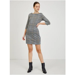 Grey ladies checkered dress ORSAY - Ladies