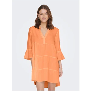 Orange Ladies Minidress ONLY Thyra - Women