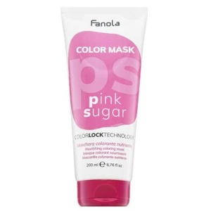Fanola Color Mask vyživující maska s barevnými pigmenty pro oživení barvy Pink Sugar 200 ml
