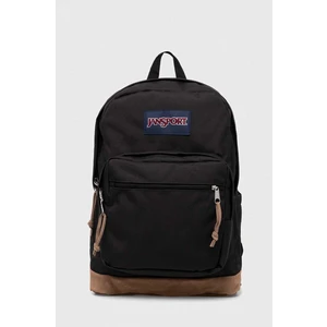 Ruksak Jansport čierna farba, veľký, vzorovaný