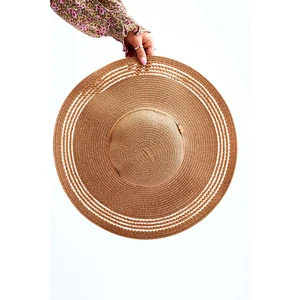 Ordinary adjustable women's hat beige