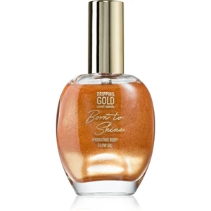 Dripping Gold Born To Shine trblietavý olej na telo odtieň Bronze 55 ml