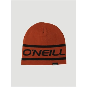 ONeill Orange Mens Patterned Reversible Winter Beanie O'Neill Reversi - Men