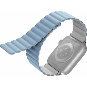 Remienok Uniq Revix Reversible na Apple Watch 38/40/41mm (UNIQ-41MM-REVWHTBLU) biely/modrý řemínek pro Apple Watch • materiál silikon • oboustranný ře