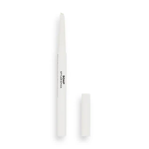 Makeup Revolution Soap Styler pomáda na obočie s kefkou 2 v 1 odtieň Transparent 0,12 g