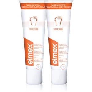 Elmex Caries Protection zubní pasta chránící před zubním kazem s fluoridem 2x75 ml