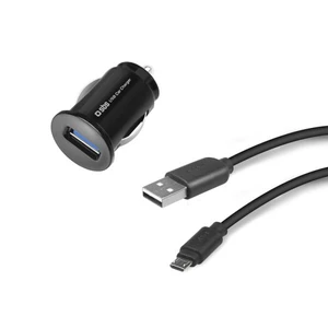 SBS autonabíječka s MicroUSB kabelem 2100 mA