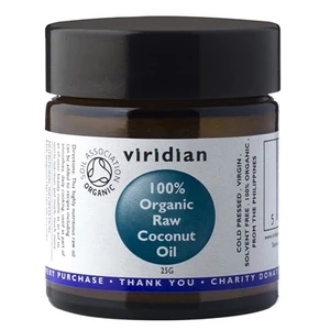 Viridian 100 % Organický Kokosový Olej 25 g