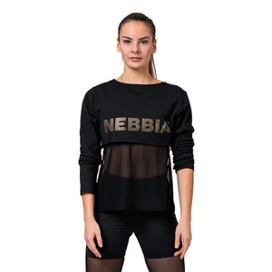 Nebbia Intense Mesh Tričko 805 čierne variant: M