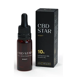 CBD STAR CBD olej Night – 10% CBD