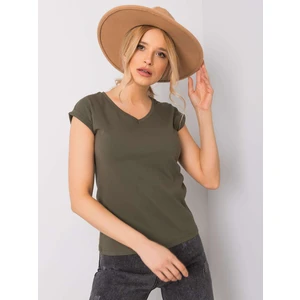 Khaki basic women´s t-shirt