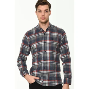 G706 DEWBERRY MEN'S SHIRT-NAVY BLUE