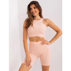 Women's peach three-piece set