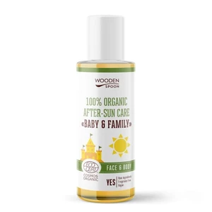 Wooden Spoon Detský organický olej po opaľovaní Baby & Family 100 ml