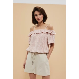 COLD ARMS SHIRT WITH RIBBON