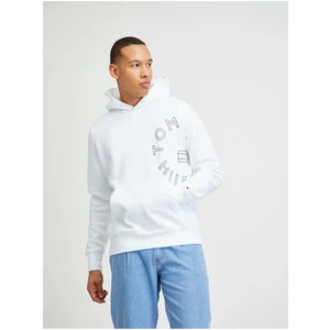 White Men's Hoodie Tommy Hilfiger - Mens