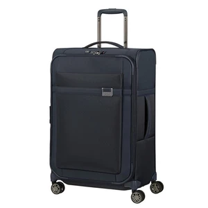 Samsonite Látkový cestovní kufr Airea 67 cm 73,5/81,5 l - tmavě modrá