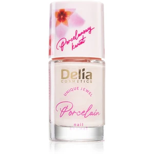 Delia Cosmetics Porcelain lak na nechty 2 v 1 odtieň 04 Beige 11 ml