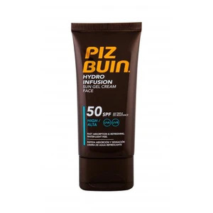 PIZ BUIN Hydro Infusion SPF50 50 ml opaľovací prípravok na tvár unisex na zmiešanú pleť; vodeodolná; s ochranným faktorom SPF