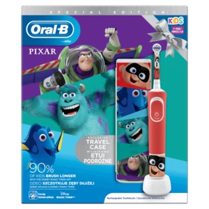 Oral B Vitality Kids 3+ Pixar elektrický zubní kartáček s pouzdrem pro děti
