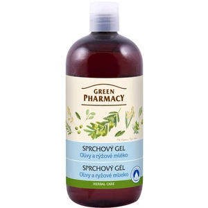 Green Pharmacy Body Care Olive & Rice Milk vyživující sprchový gel 500 ml